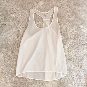 Racerback blouse
